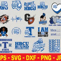 tennessee state svg, hbcu svg collections, hbcu team, football svg, mega bundle, digital download