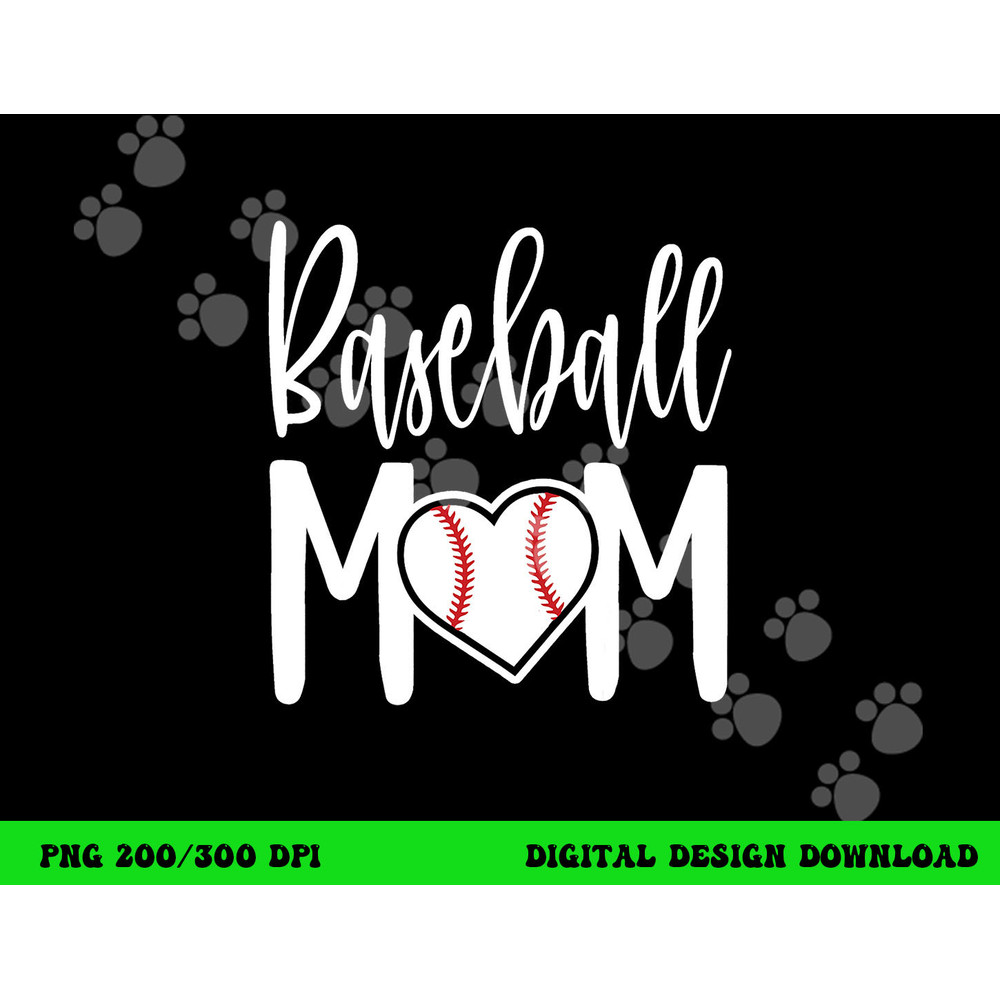 Baseball Mom Heart Gift for Sports Moms png, sublimation copy.jpg