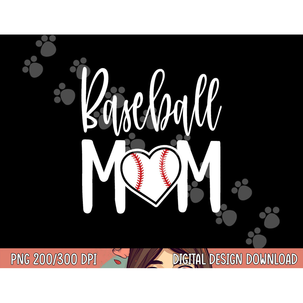 Baseball Mom Heart Gift for Sports Moms png, sublimation copy.jpg