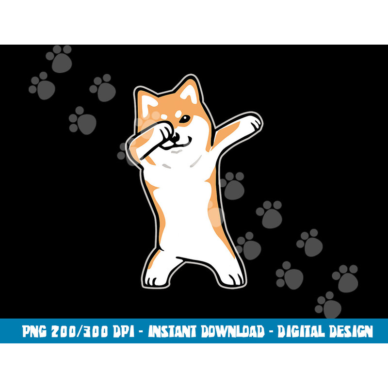 Dog Meme shirt DABBING SHIBA INU DOGE  png, sublimation copy.jpg