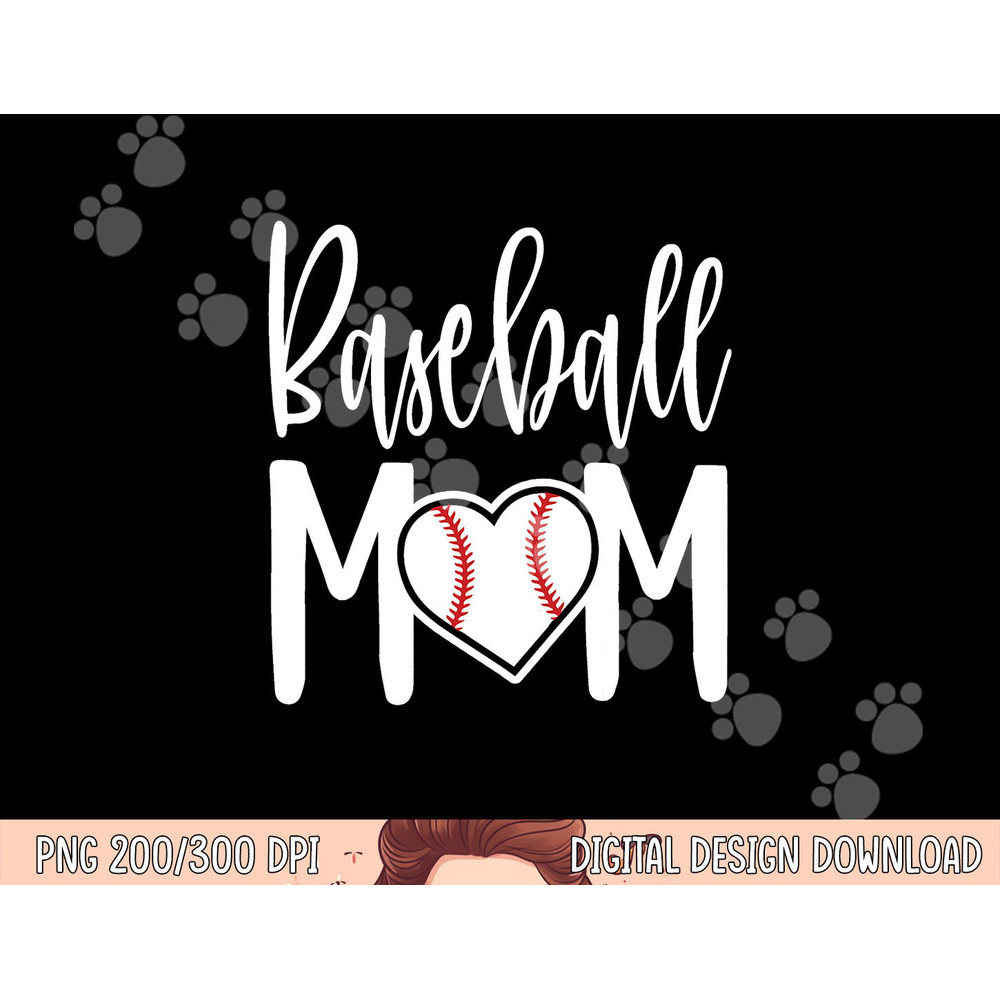 Baseball Mom Heart Gift for Sports Moms png, sublimation copy.jpg
