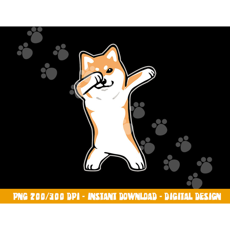 Dog Meme shirt DABBING SHIBA INU DOGE png, sublimation copy.jpg