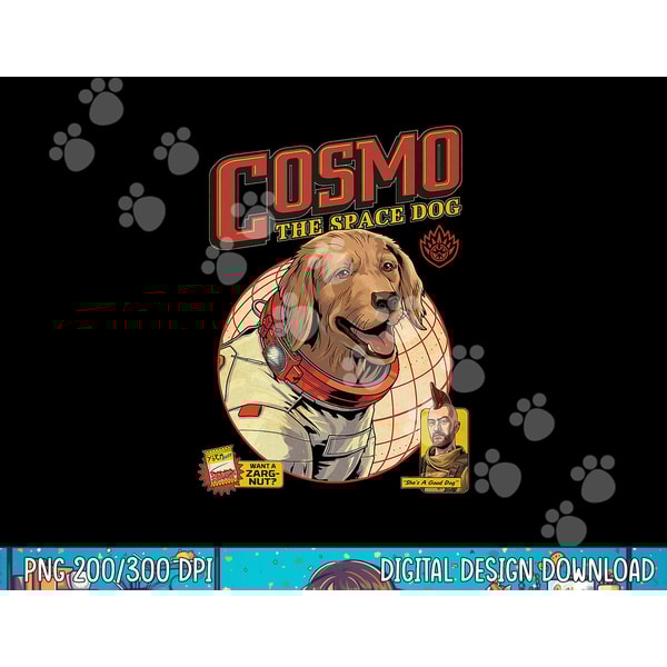 Marvel Guardians of the Galaxy Volume 3 Cosmo the Space Dog png, sublimation copy.jpg