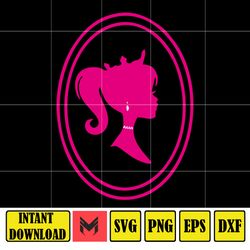 barbie logo svg, barbie svg, png, svg file for cricut, layered svg files, clipart files, instant download (10)