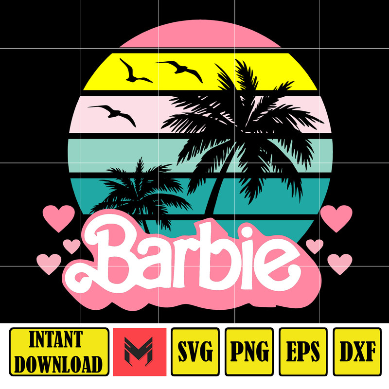 Barbie Logo Svg, Barbie Svg, Png, SVG file for cricut, Layered SVG files, Clipart files, Instant Download (3).jpg