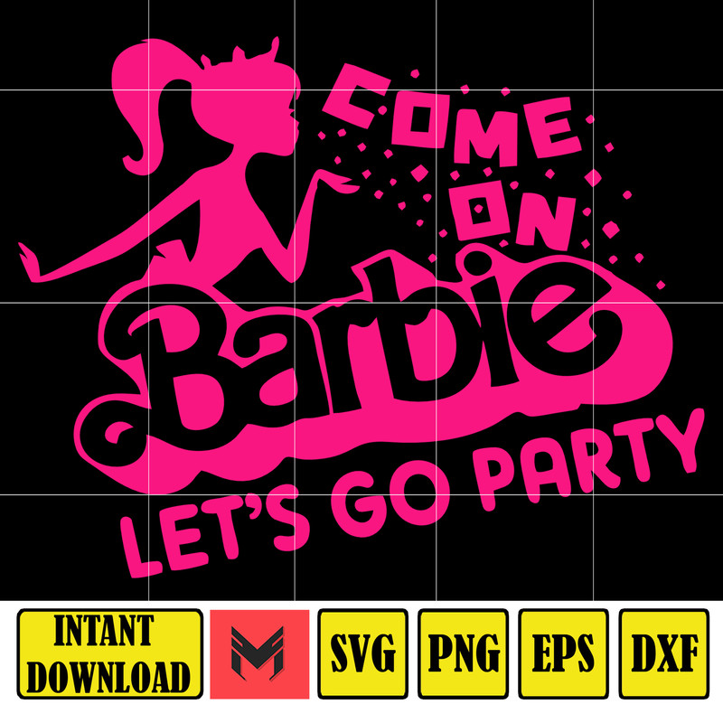 Barbie Logo Svg, Barbie Svg, Png, SVG file for cricut, Layered SVG files, Clipart files, Instant Download (6).jpg