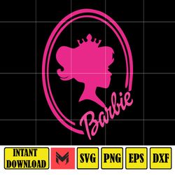 barbie logo svg, barbie svg, png, svg file for cricut, layered svg files, clipart files, instant download (7)