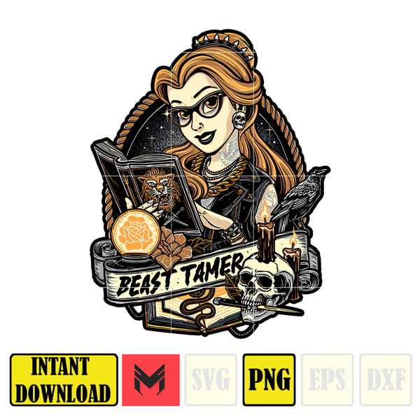 Punk Princess PNG, Rock Princess PNG, Mermaid PNG, Cartoon D | Inspire ...