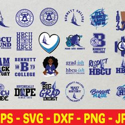 bennett svg, hbcu svg collections, hbcu team, football svg, mega bundle, digital download