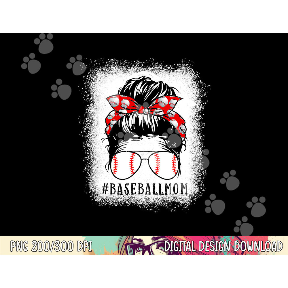 Baseball Mom Messy Bun Proud Mama Baseball Scarf Sunshades png, sublimation copy.jpg