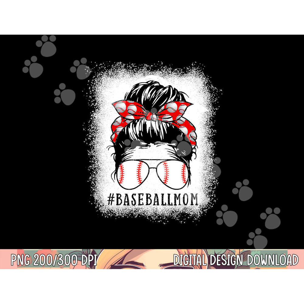Baseball Mom Messy Bun Proud Mama Baseball Scarf Sunshades png, sublimation copy.jpg