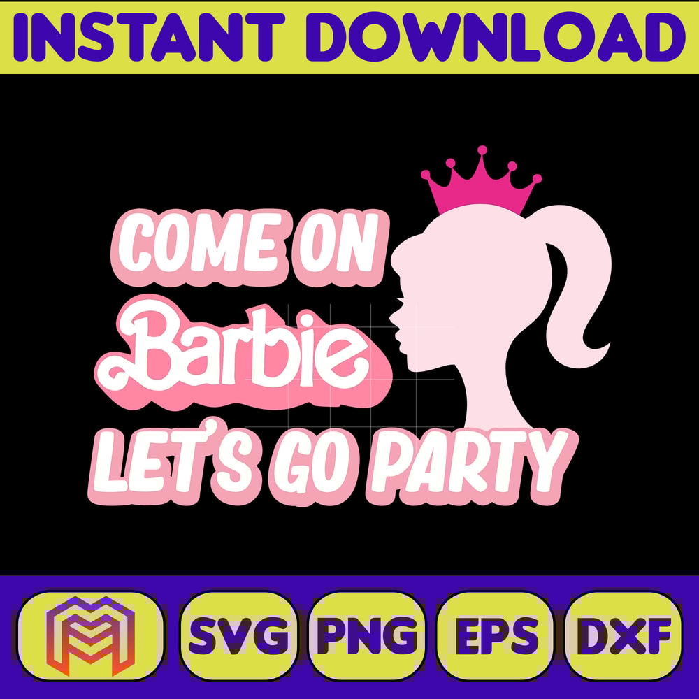 Barbie Logo Svg, Barbie Svg, Png, SVG file for cricut, Layered SVG files, Clipart files, Instant Download (12).jpg