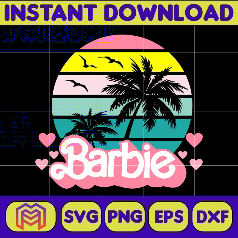 Barbie Logo Svg, Barbie Svg, Png, SVG file for cricut, Layered SVG files, Clipart files, Instant Download (3).jpg