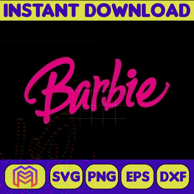 Barbie Logo Svg, Barbie Svg, Png, SVG file for cricut, Layered SVG files, Clipart files, Instant Download (9).jpg