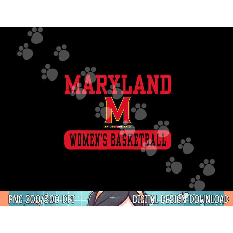 Maryland Terrapins Womens Basketball Officially Licensed png, sublimation.jpg