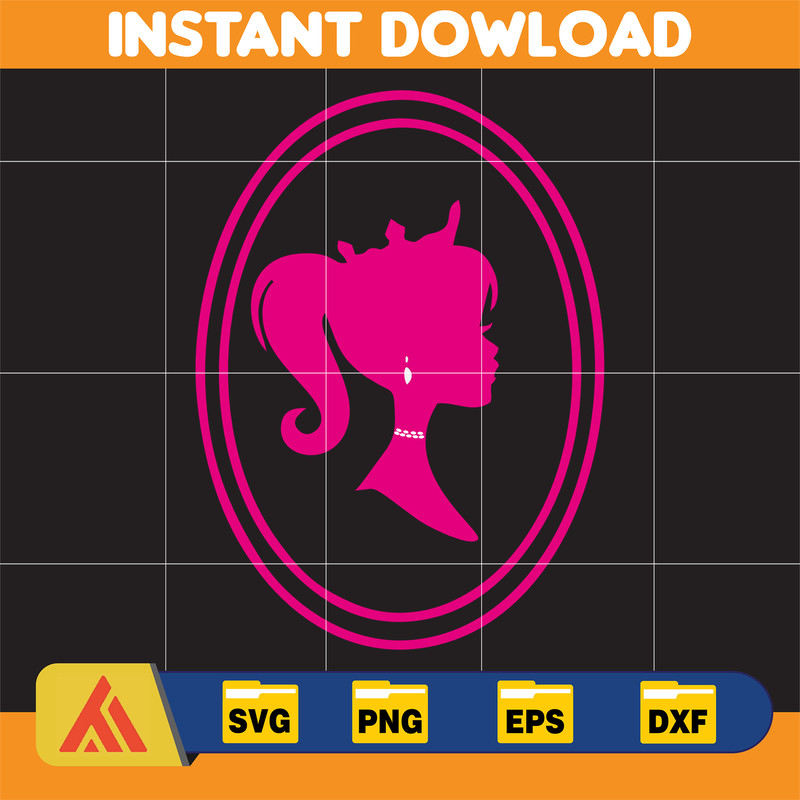Barbie Logo Svg, Barbie Svg, Png, SVG file for cricut, Layered SVG files, Clipart files, Instant Download (10).jpg