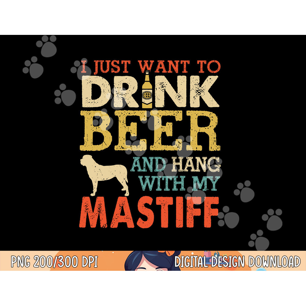 Mastiff Dad Drink Beer Hang With Dog Funny Men Vintage png, sublimation copy.jpg