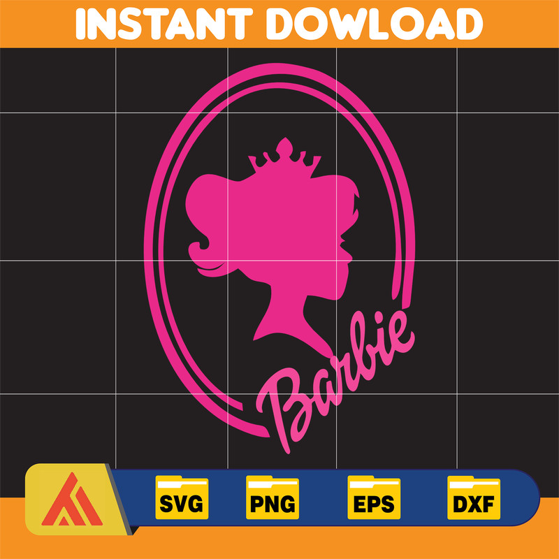 Barbie Logo Svg, Barbie Svg, Png, SVG file for cricut, Layered SVG files, Clipart files, Instant Download (7).jpg
