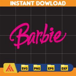 barbie logo svg, barbie svg, png, svg file for cricut, layered svg files, clipart files, instant download (9)