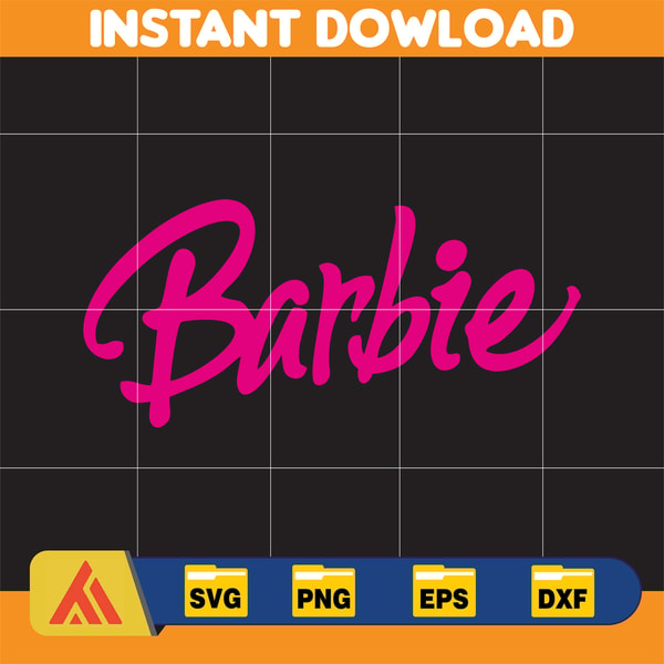Barbie Logo Svg, Barbie Svg, Png, SVG file for cricut, Layer - Inspire ...