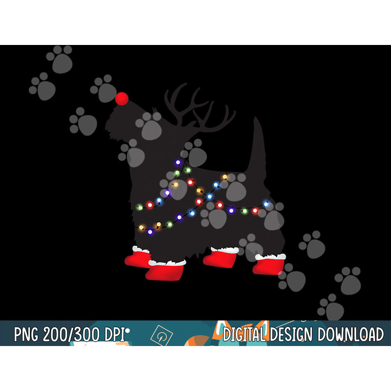 Matching Christmas Pajama png, sublimation Scottie Dog lights Family copy.jpg