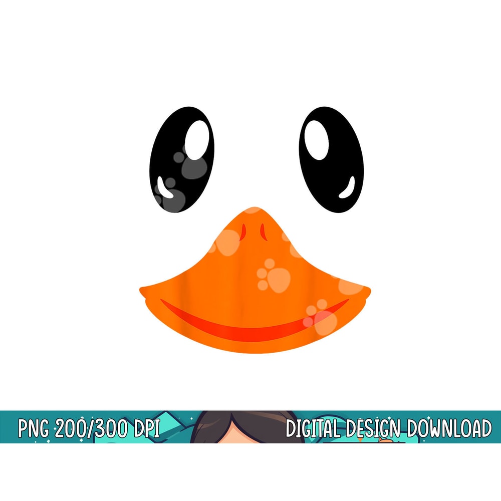 Matching Group Outfit Cute Halloween Goose Costume Duck Face png, sublimation copy.jpg