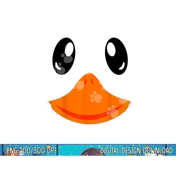 Matching Group Outfit Cute Halloween Goose Costume Duck Face png, sublimation copy.jpg