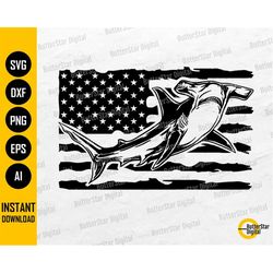 US Hammerhead Shark SVG | Sea Creature T-Shirt Decal Graphics | Cricut Cut Files Silhouette Printables Clipart Vector Di
