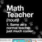 Math Teacher Definition Funny Back To School First Day png, sublimation copy.jpg