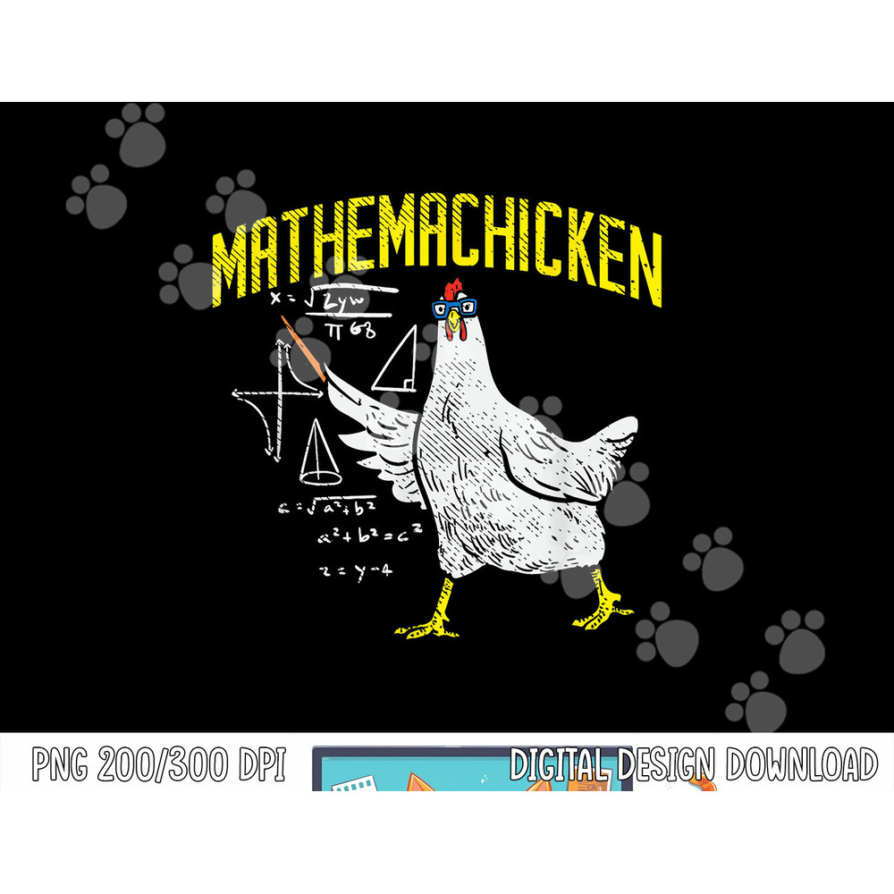Mathemachicken Math Nerd Algebra Teacher Chicken png, sublimation copy.jpg