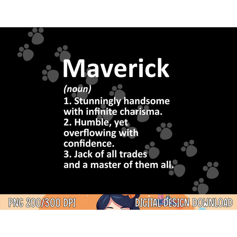 MAVERICK Definition Personalized Name Funny Birthday Gift png, sublimation copy.jpg