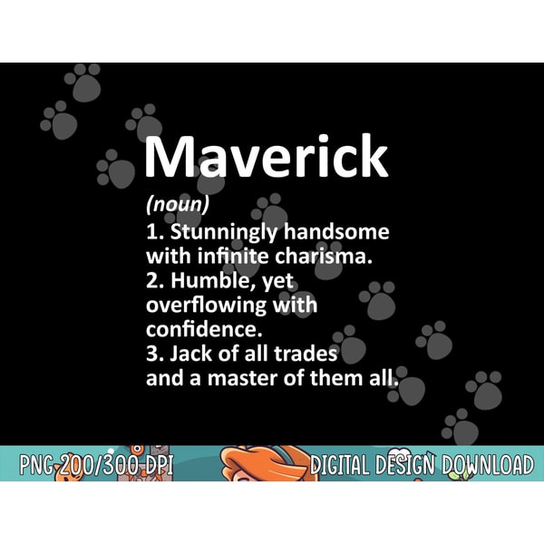 MAVERICK Definition Personalized Name Funny Birthday Gift png, sublimation copy.jpg
