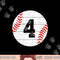 Baseball Number 4 Ball Vintage for Baseball Players Gift png, sublimation copy.jpg