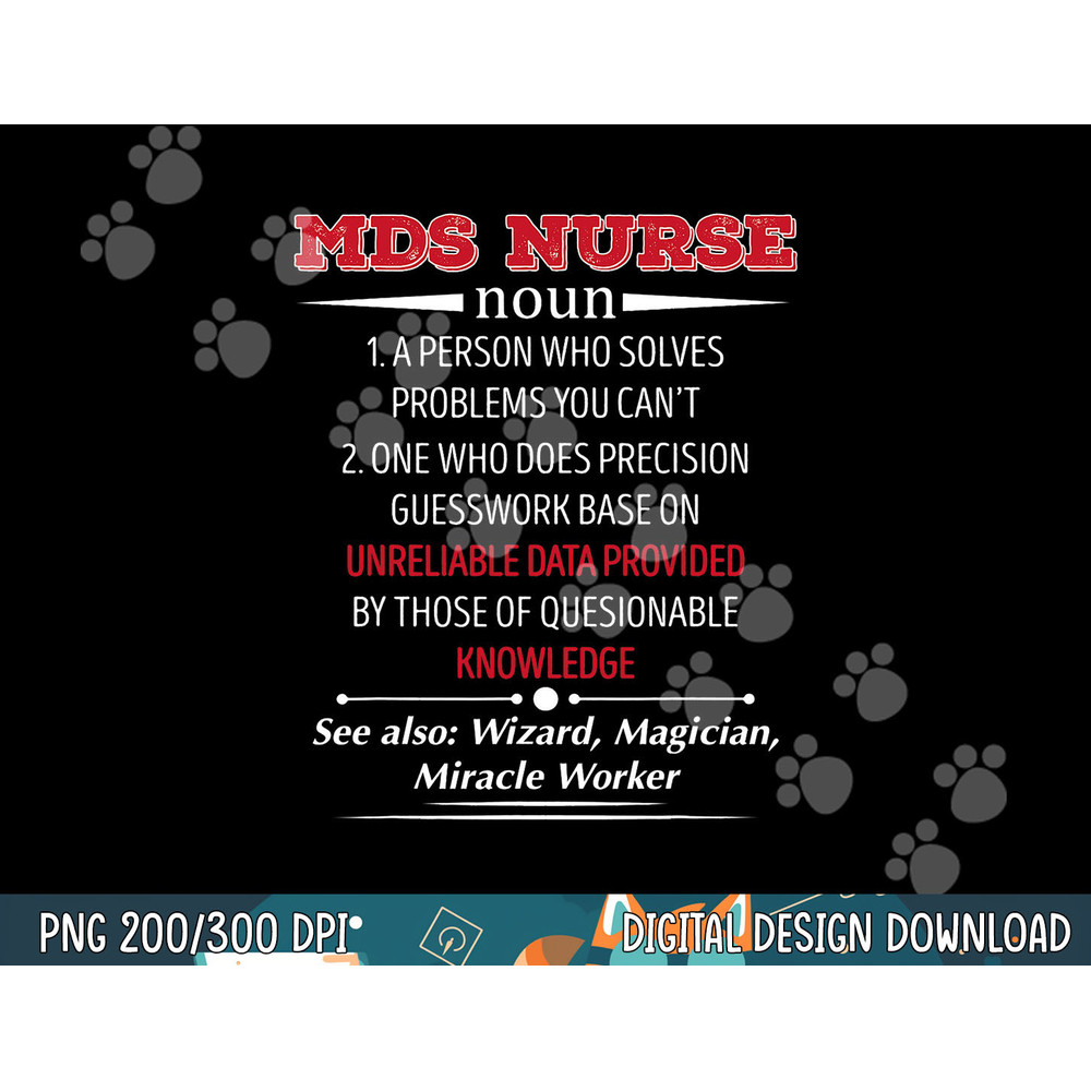 Mds Nurse Definition Noun Myelodysplastic Png png, sublimation copy.jpg