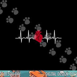 medicine doctor paramedic nurse gift love cardiogram ecg ekg png, sublimation copy