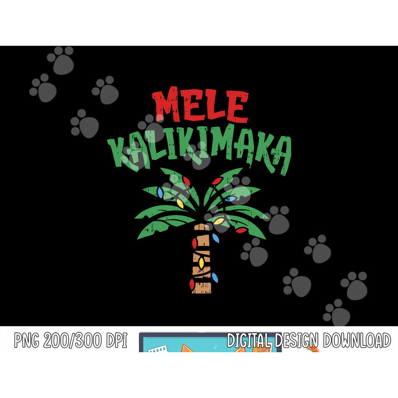 Mele Kalikimaka Palm Tree Shirt Hawaiian Christmas In July png, sublimation copy.jpg