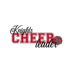 knights cheerleader svg
