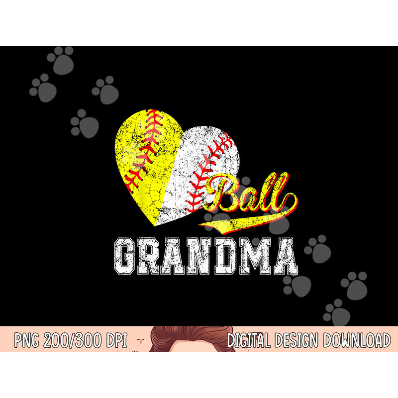 Baseball Softball Ball Heart Grandma Mother s Day png, sublimation copy.jpg