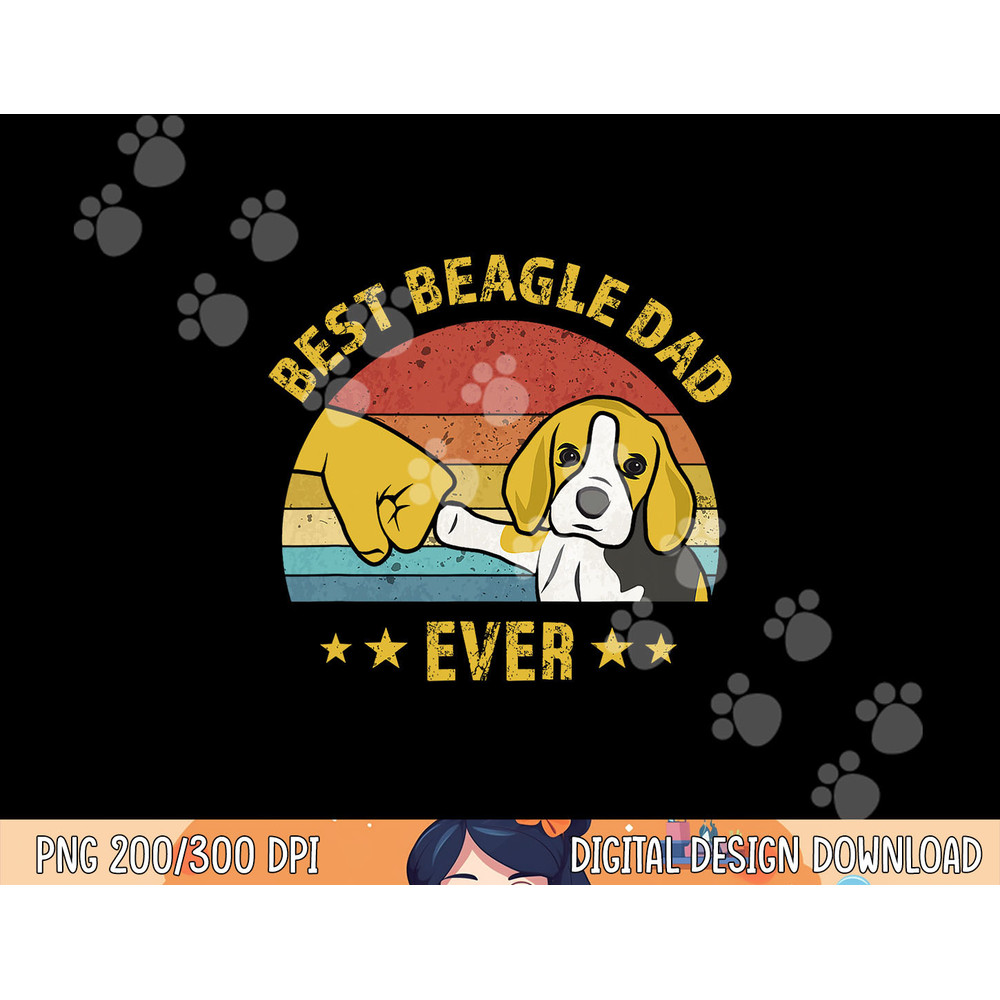 Mens Cute Best Beagle Dad Ever Vintage Puppy Lover Retro Design png, sublimation copy.jpg