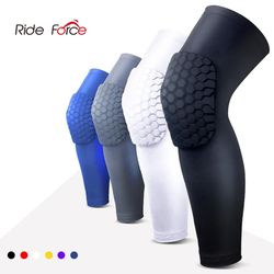 1PC Honeycomb Knee Pads Sleeve Basketball Brace Elastic Kneepad Protective Gear Patella Foam Support Volleyball Support