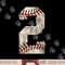 Baseball Team Player Jersey Number 2 Distressed Ball png, sublimation copy.jpg