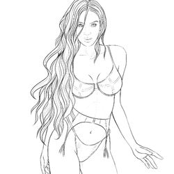 coloring page megan format ipeg png