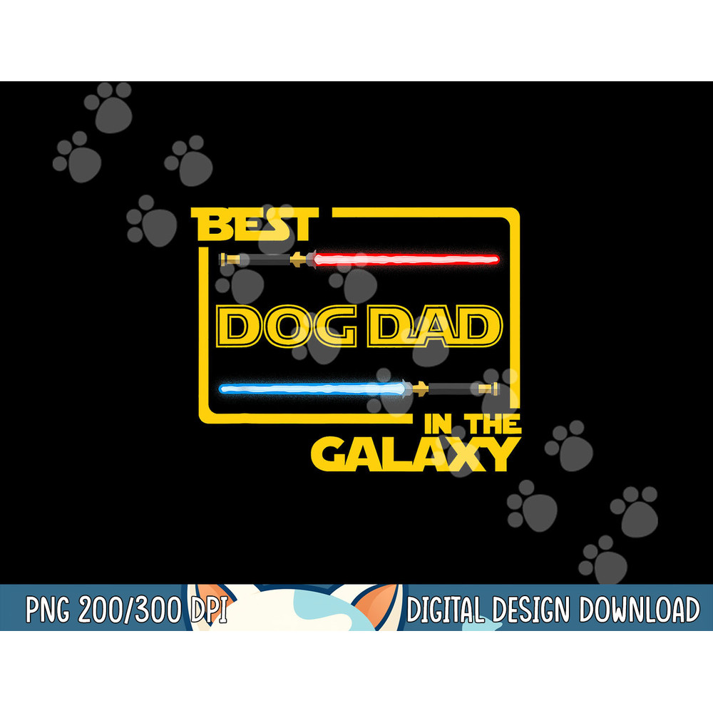 Mens Gift Best Dog Dad in the Galaxy Funny Dog  png, sublimation  png, sublimation copy.jpg