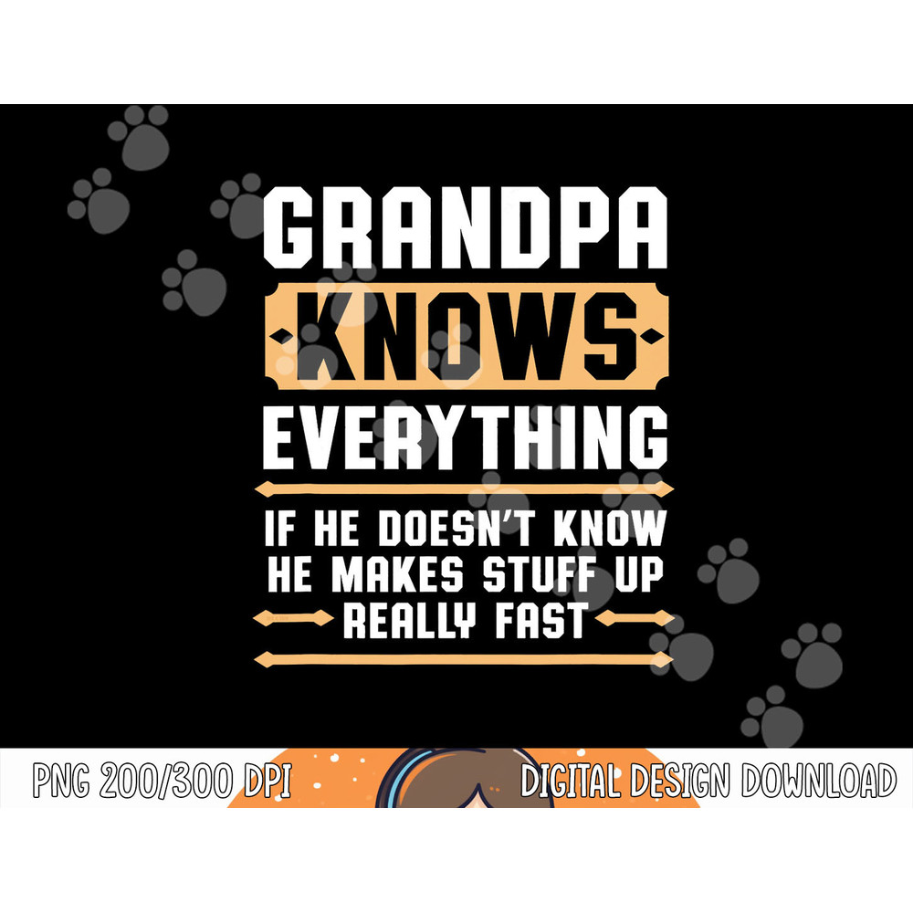 Mens Grandpa Knows Everything Shirt Vintage Funny Father s Day png, sublimation copy.jpg