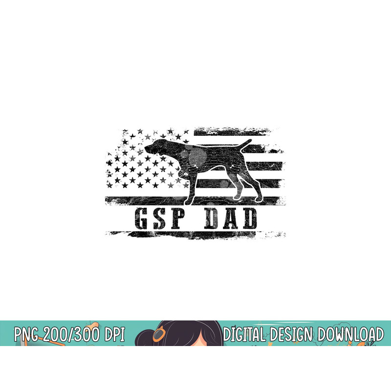 Mens GSP Dad USA American Flag German Shorthaired Pointer Dog  png, sublimation copy.jpg