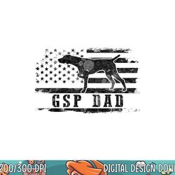mens gsp dad usa american flag german shorthaired pointer dog  png, sublimation copy
