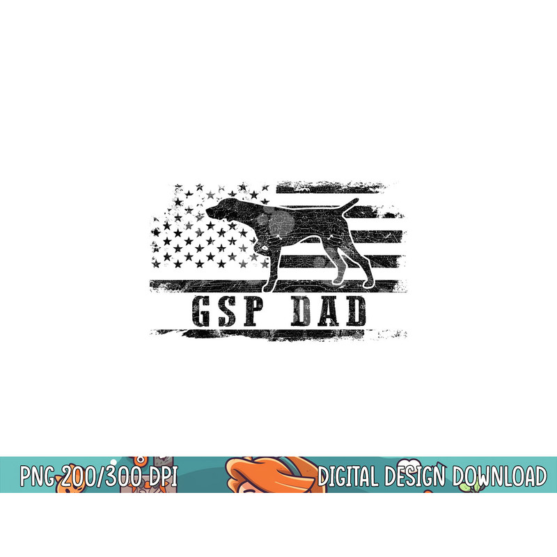 Mens GSP Dad USA American Flag German Shorthaired Pointer Dog  png, sublimation copy.jpg