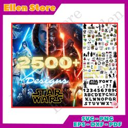 star wars svg mega bundle 2500 file