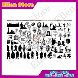 lord of the rings svg bundle