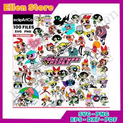 the powerpuff girls svg bundle